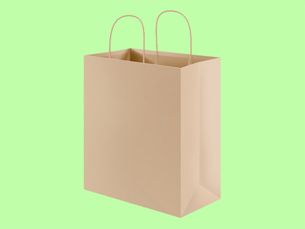 PSD Recycled Paper Shopping Bag