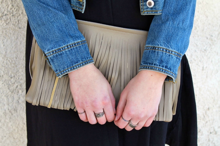 DIY Jean Jacket lettering