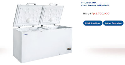 chest freezer AQUA Japan