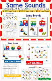 https://www.teacherspayteachers.com/Product/Same-Sounds-Isolate-Initial-Medial-and-Final-sounds-2051146