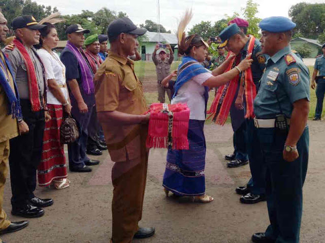 Mabesal Gelar Komsos dan Bintahwil Spotmar Tahun 2019 di Tanimbar Utara