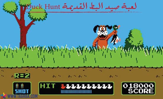 تحميل لعبة صيد البط القديمة Duck Hunt على منصة تجربة