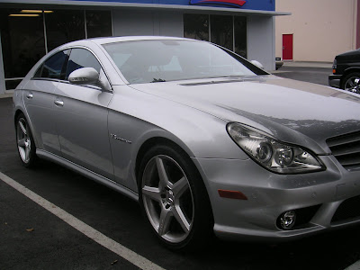 Mercedes CLS55 AMG after bodywork at Almost Everything 