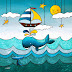 Nautical Themed Kids Room or Nursery Wall Art Ideas