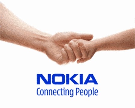 Nokia Logo Hands