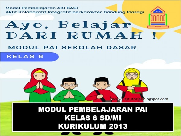 Modul Pembelajaran Daring PAI Dan BP Kelas 6 SD/MI  Kurikulum 2013 Tahun 2020