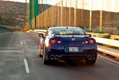 2012 Nissan GT-R Rear Angle View