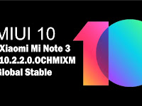Download ROM Xiaomi Mi Note 3 MIUI V10.2.2.0.OCHMIXM Global Stable