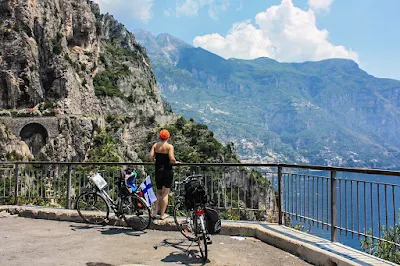 cycling amalfi coast italy full carbon road bike rental in sorrento amalfi maiori minori ravello