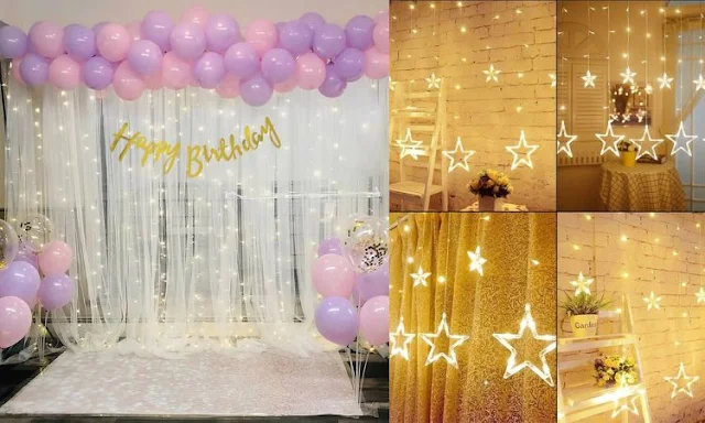 Use perfect Lighting for birthday decoration at home
