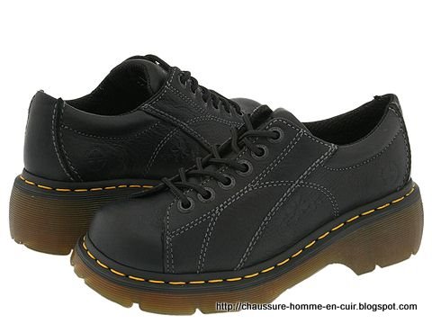 Chaussure homme en cuir:homme-635430