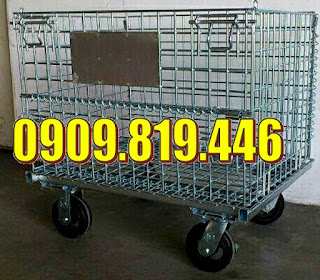 Lồng thép, lồng trữ hàng, lồng lưới, pallet lưới