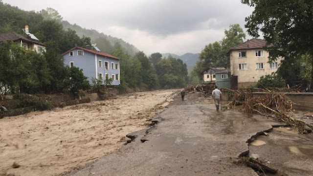 Καταστροφικές πλημμύρες σε Σινώπη και Κασταμονή στον Πόντο