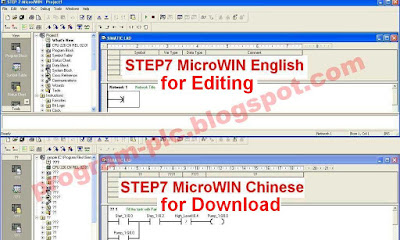 STEP7 MicroWIN Chinese and English