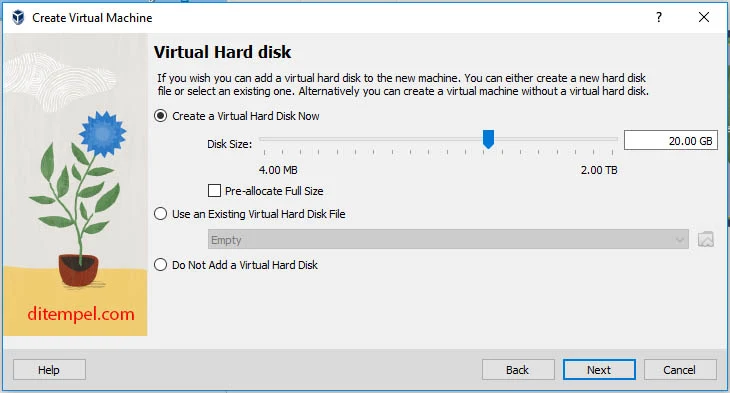 virtual machine harddisk