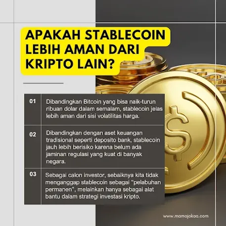 Apakah Stablecoin Lebih Aman dari Kripto Lain? Apakah Stablecoin Lebih Aman dari Kripto Lain?