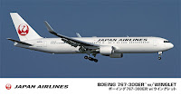 Hasegawa 1/200 Japan Airlines Boeing 767-300ER w/ Winglet (10812) English Color Guide & Paint Conversion Chart