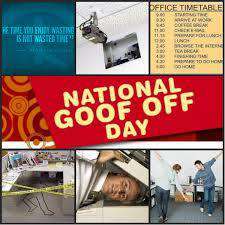 National Goof Off Day Wishes Images download