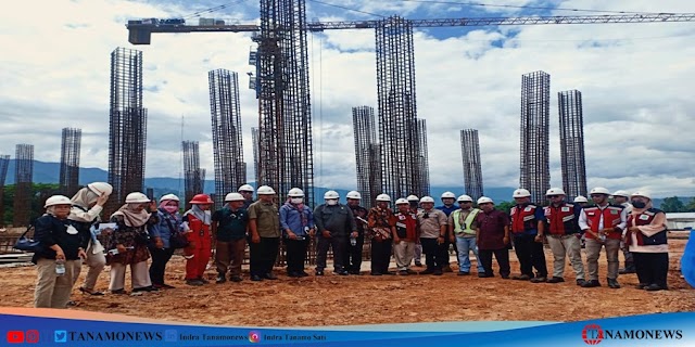 Kunjungan Lapangan Komisi III, Cek Pembangunan Gedung DPRD Kota Padang di Aia Pacah