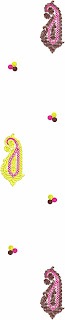 Tradisionele lang paisley Dupatta