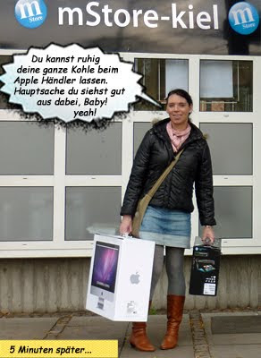 Svenja kauft Apple iMac in Kiel