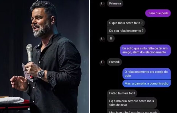 Pastor Davi Passamani foi preso após mulher denunciar ter sido vítima de crime sex*al; veja prints