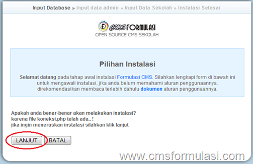 Cara Install CMS Formulasi di Localhost atau komputer