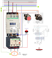 HOW TO CONNECT A THERMAL RELAYCONTACTOR WITH BUTTONS