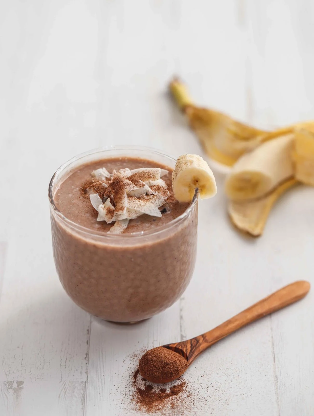 Batido proteínico con canela