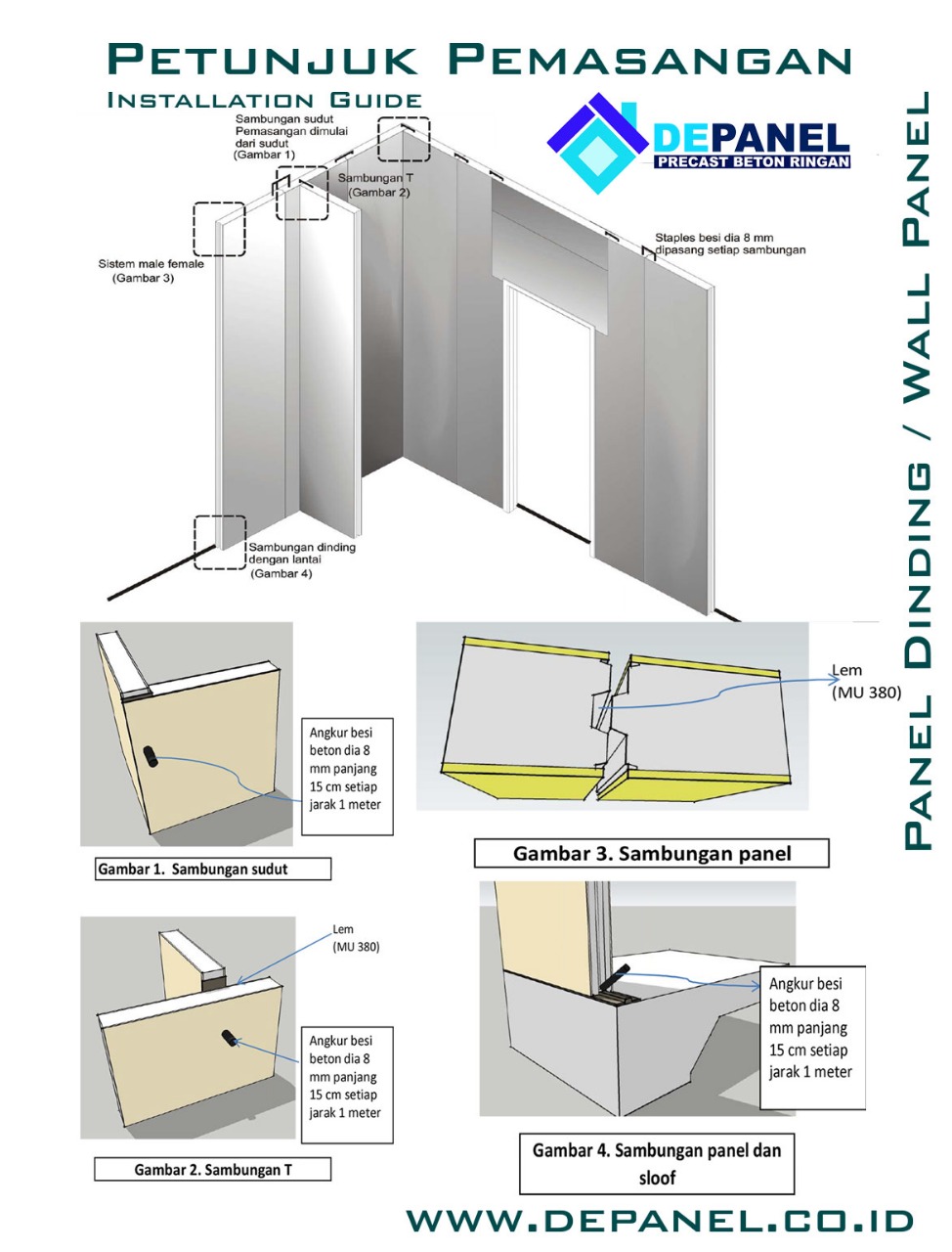 Cara Pemasangan Panel Wall Dan Panel Floor - Depanel Center