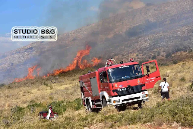 Υψηλός στην Αργολίδα ο κίνδυνος εκδήλωσης πυρκαγιάς 