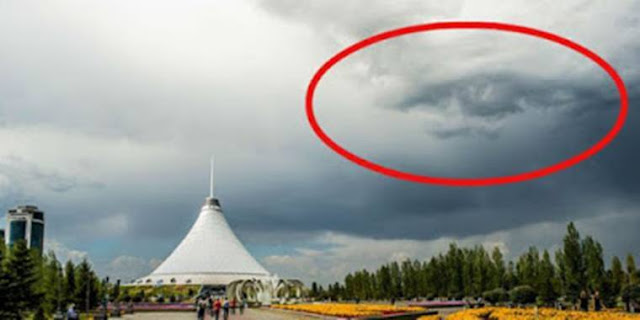Heboh “Mata Tuhan” di Langit Kazakhstan