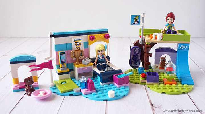 LEGO Friends Stephanie and Mia's Bedroom Sets