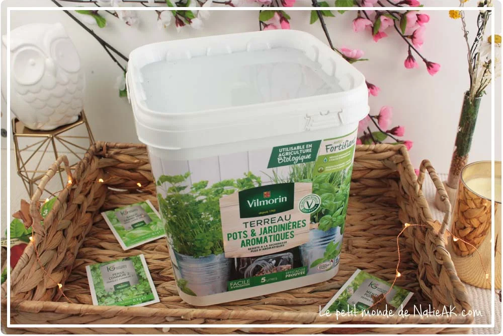 Terreau  jardinière aromatiques Vilmorin