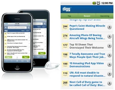 Download Digg za iPhone i Android mobilne telefone