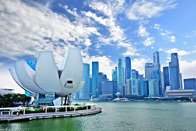 Marina Bay Singapore Bay City Skyscraper