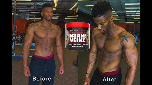 Psychotic Pre-Workout Before and After