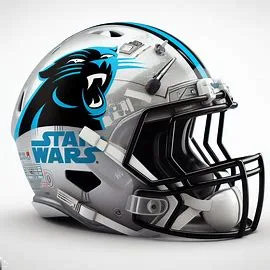 Carolina Panthers Star Wars Concept Helmet