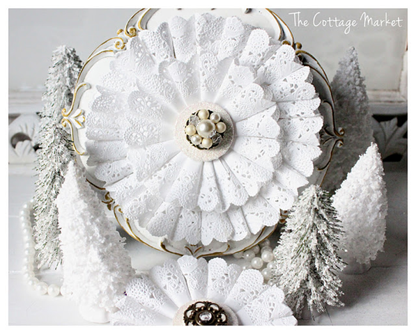 white christmas ornaments
