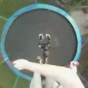 Extreme Trampoline Biking With A GoPro Helmet Cam.