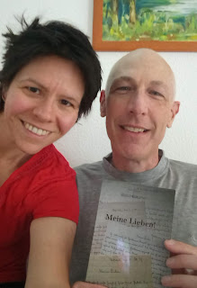 Dani und Ulli mit Buch