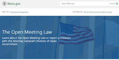 Learn about the Open Meeting Law or report a violation with the Attorney General's Division of Open Government