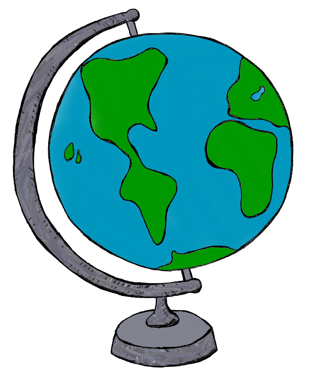 Clip Art by Carrie Teaching First My World Doodles clip art and FREEBIE Globe