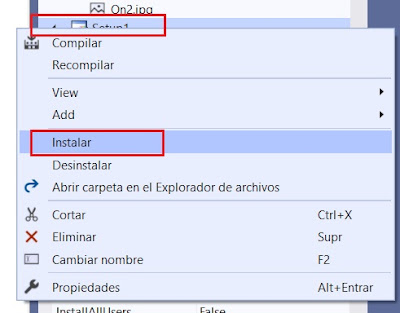 Crear un instalador con Visual Studio 2019