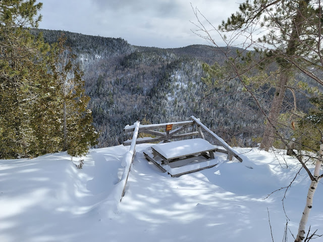 Point de vue à partir du mont Brassard