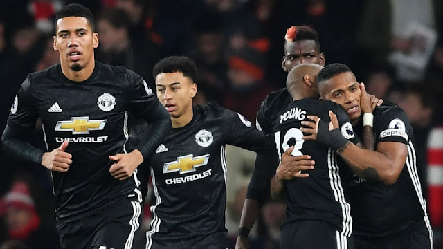 Man Utd are eight points behind City after 15 Premier League games
