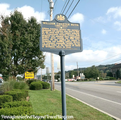 William Chester Ruth Historical Marker in Lancaster County, Pennsylvania