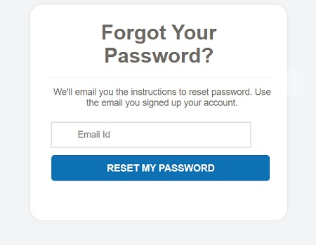 Cratio Forgot Password