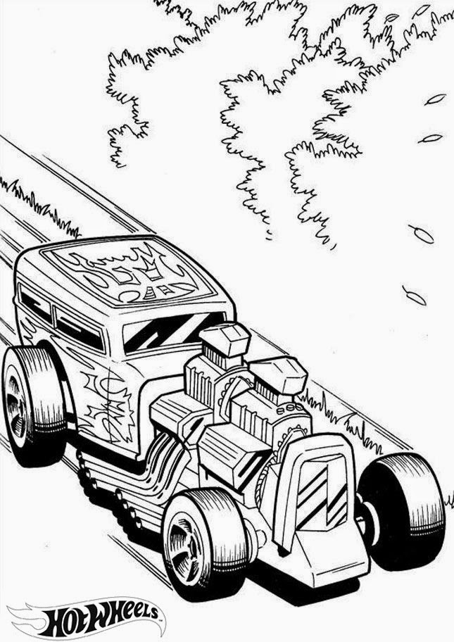 Download Hot Wheels Racing League: Hot Wheels Coloring Pages - Set 2