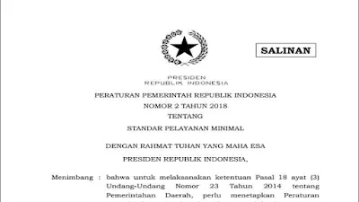 Standar Pelayanan Minimal